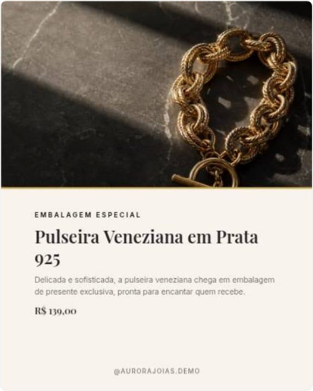 Arte de joalheria com pulseira em destaque