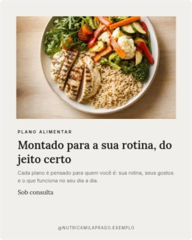 Arte de nutrição sobre plano alimentar